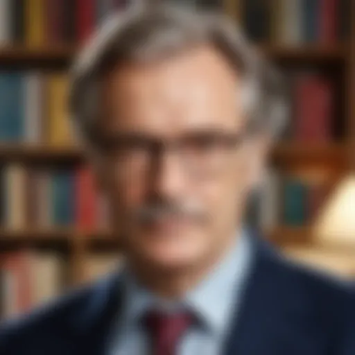 Portrait of a renowned psychologist